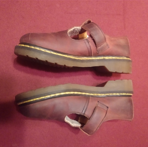 Dr Doc Martens Polly Single Buckle T-Bar Mary Jane - Picture 6 of 11